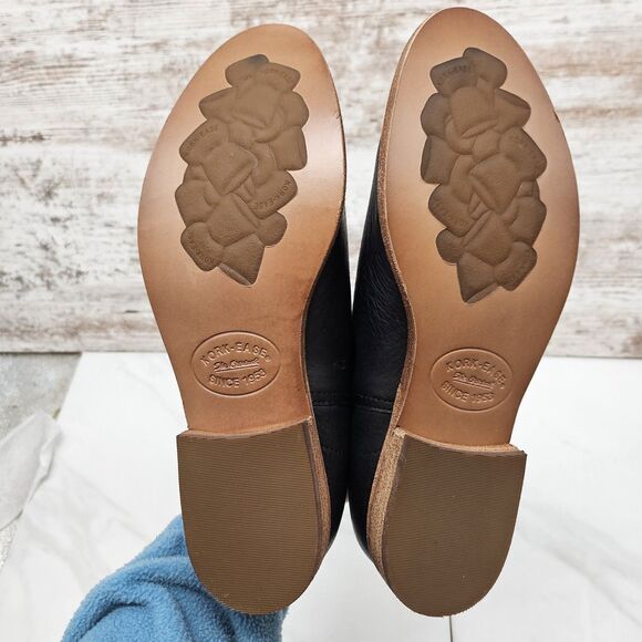 Kork-Ease Renny Leather Boots Womens 7.5 Black Ankle Bootie Western Comfort New - Picture 8 of 9